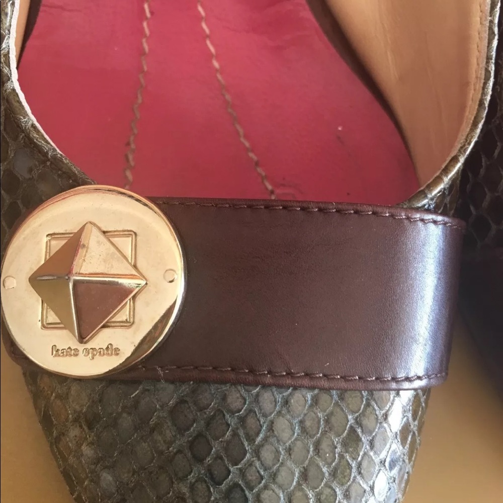 Kate Spade Snakeskin Heels - Picture 2 of 7